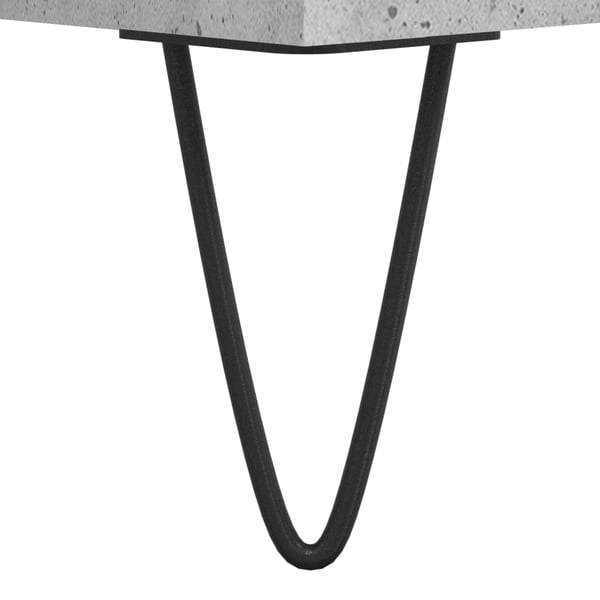 vidaXL Salongbord betonggrå 90x44,5x45 cm konstruert tre