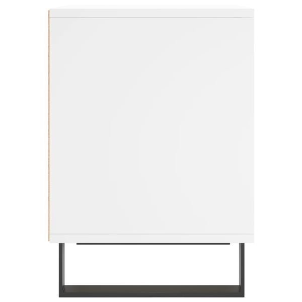 vidaXL Nattbord hvit 40x35x50 cm konstruert tre