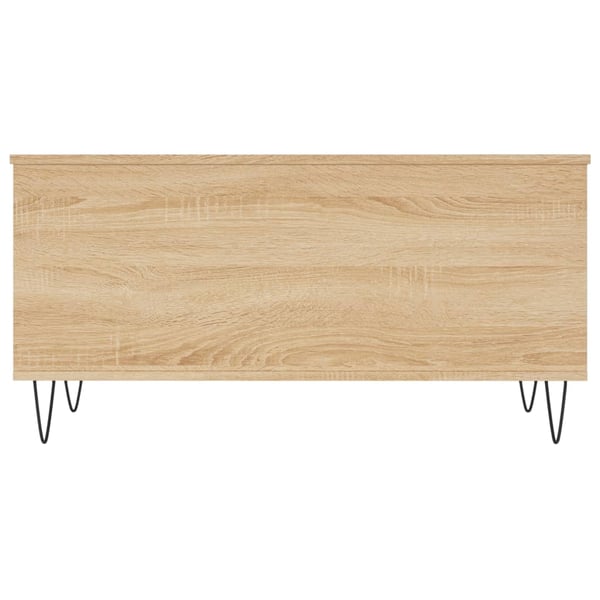 vidaXL Salongbord sonoma eik 90x44,5x45 cm konstruert tre