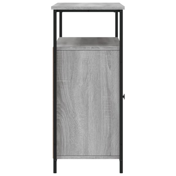 vidaXL Skjenk grå sonoma 100x35x80 cm konstruert tre