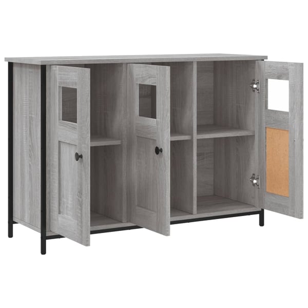 vidaXL Skjenk grå sonoma 100x35x70 cm konstruert tre