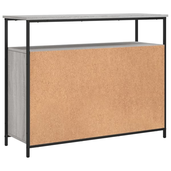 vidaXL Skjenk grå sonoma 100x35x80 cm konstruert tre