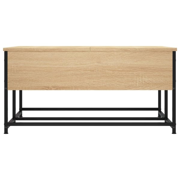 vidaXL Salongbord sonoma eik 80x80x40 cm konstruert tre