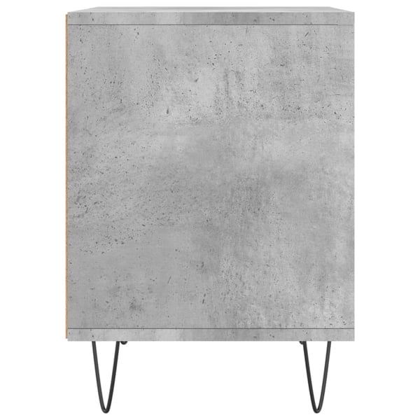 vidaXL Nattbord 2 stk betonggrå 40x35x50 cm konstruert tre