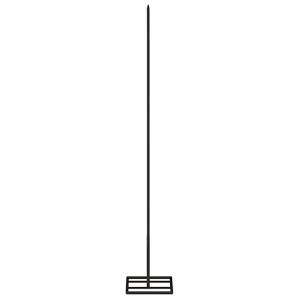 vidaXL dekorativt juletræ 60 cm metal sort