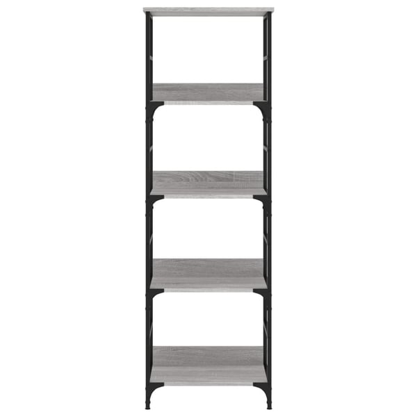 vidaXL bogreol 50x33x153 cm konstrueret træ grå sonoma-eg