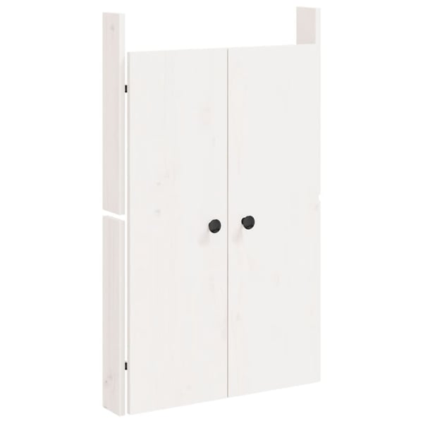 vidaXL låger til udendørs køkkenskab MEPPEL 2 stk. 50x9x82 cm fyrretræ hvid