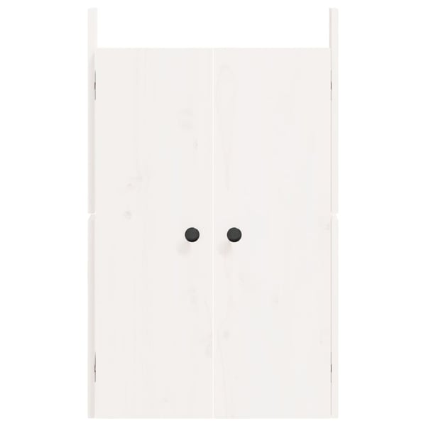 vidaXL låger til udendørs køkkenskab MEPPEL 2 stk. 50x9x82 cm fyrretræ hvid