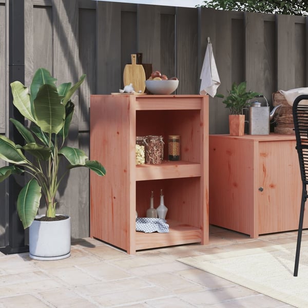 vidaXL Utekjøkkenskap MEPPEL 55x55x92 cm heltre douglasgran