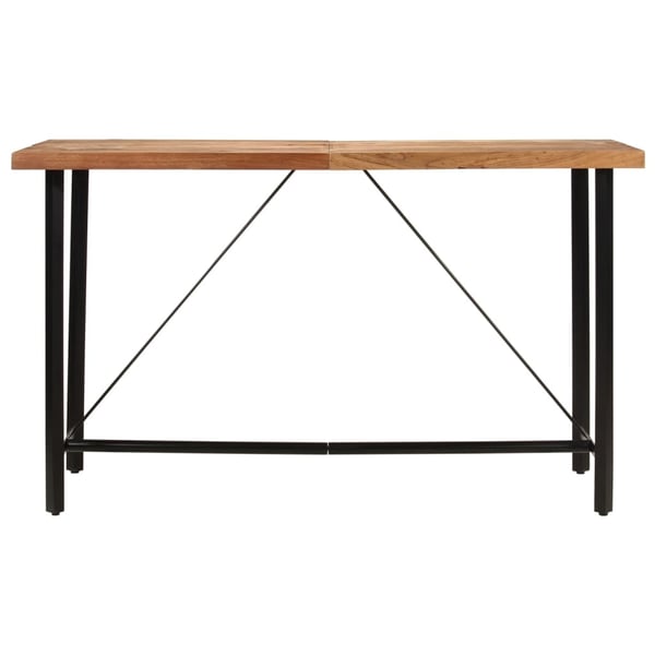vidaXL Barbord 180x70x107 cm heltre akasie og jern