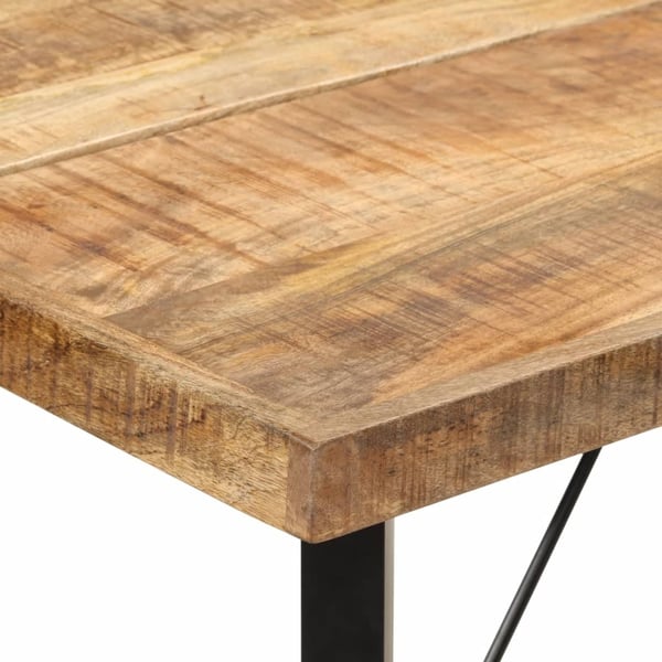 vidaXL Barbord 180x70x107 cm heltre mango og jern