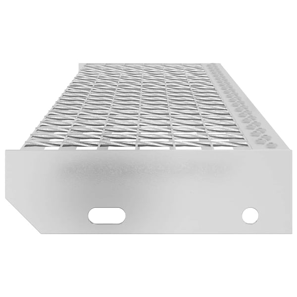 vidaXL Gittertrinn 100x24x7 cm galvanisert stål