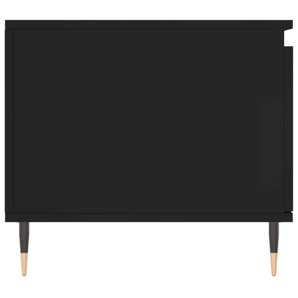 vidaXL sofabord 100x50x45 cm konstrueret træ sort