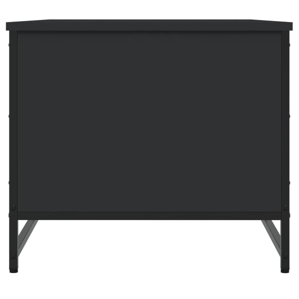 vidaXL sofabord 85,5x51x45 cm konstrueret træ sort