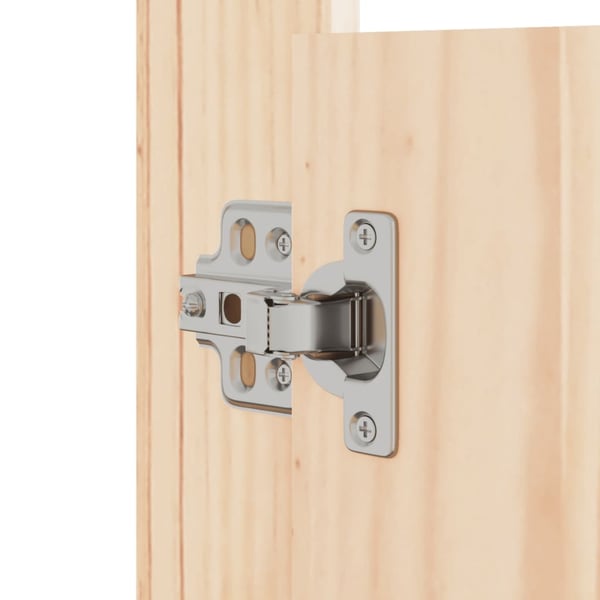 vidaXL Utekjøkkendører MEPPEL 2 stk 50x9x82 cm heltre furu