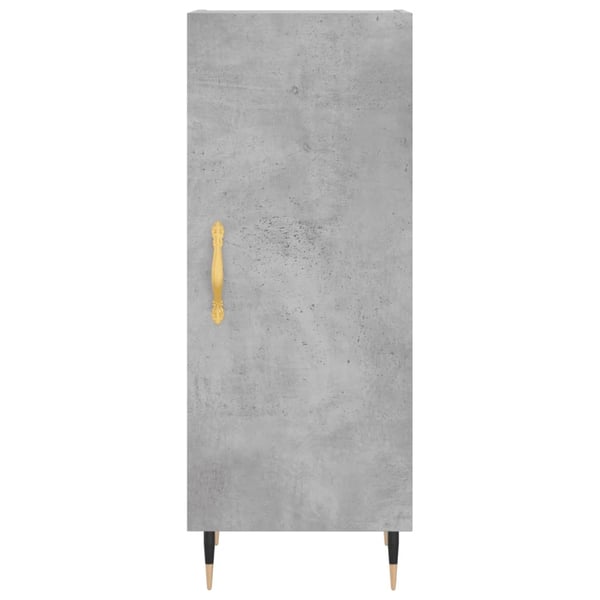 vidaXL skab 34,5x34x180 cm konstrueret træ betongrå