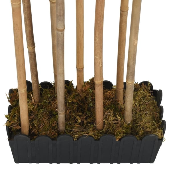 vidaXL kunstigt bambustræ 1605 blade 180 cm grøn
