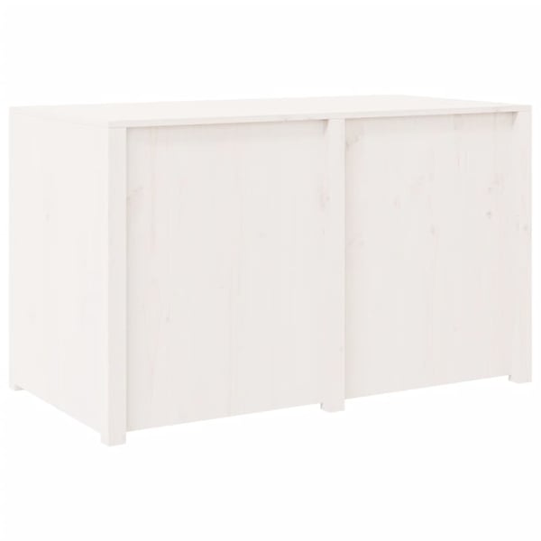 vidaXL Utekjøkkenskap MEPPEL hvit 106x55x64 cm heltre furu