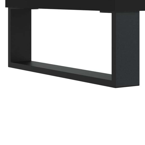 vidaXL sofaborde 2 stk. 50x46x35 cm konstrueret træ sort