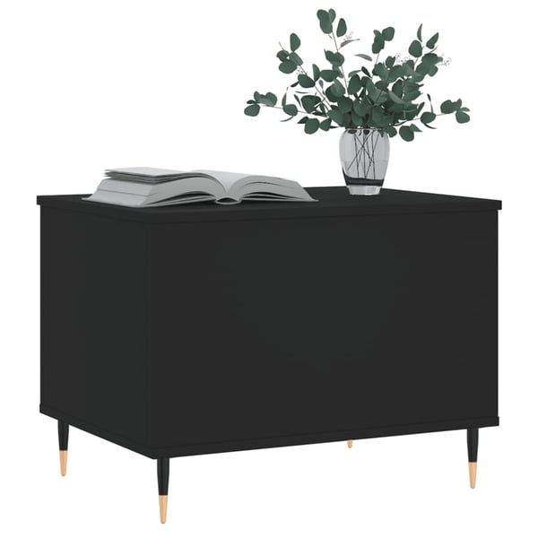vidaXL sofabord 60x44,5x45 cm konstrueret træ sort