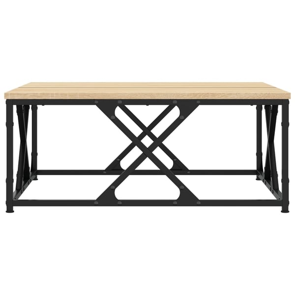 vidaXL Salongbord sonoma eik 70x70x30 cm konstruert tre