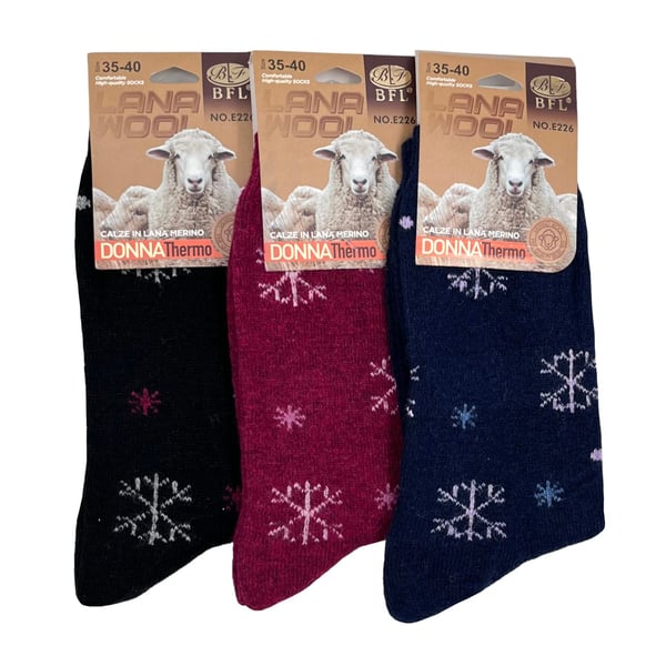 3-pack Ullstrumpor - DAM, Stl 35-40