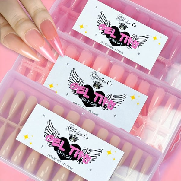 Lösnaglar - Soft Gel Press-On Nude Nails