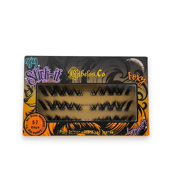 Stick-it Lashes Foxy Løse Øjenvipper til vippe extensions DIY