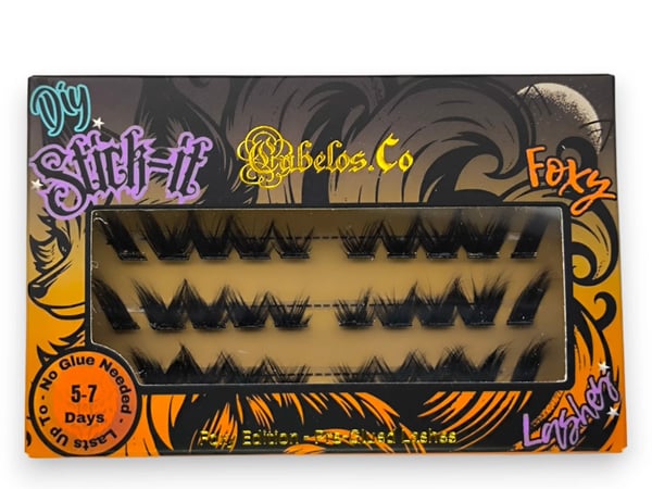 Stick-it Lashes Foxy Løse Øjenvipper til vippe extensions DIY
