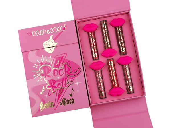 Lipgloss Set - 6 st Läppglans