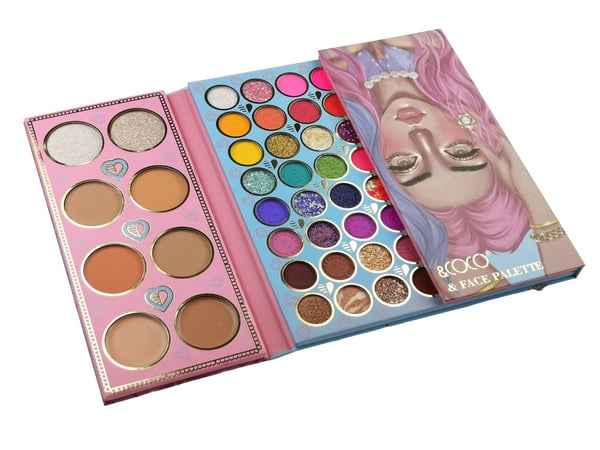 Halloween Smink Sminkset Palett 72 Färger Makeup Set