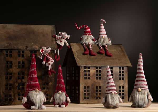 Nisse Siddende 28 cm A lot Decoration