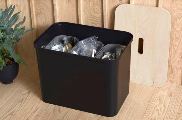 SmartStore Collect 76L med låg og indsatser Sort