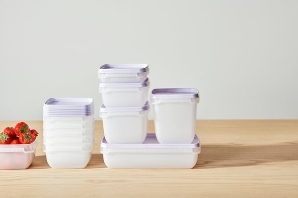 Frysburk 3 pack x 1,0 L Lavendel