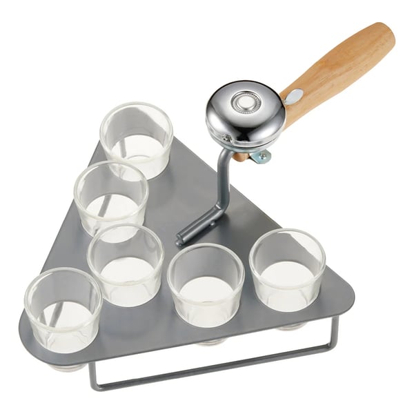 Mura murske med 6 glas og ringeklokke Dorre