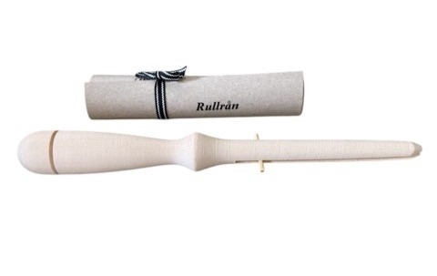 Rullrånspinne trä med recept 26 cm Spegels