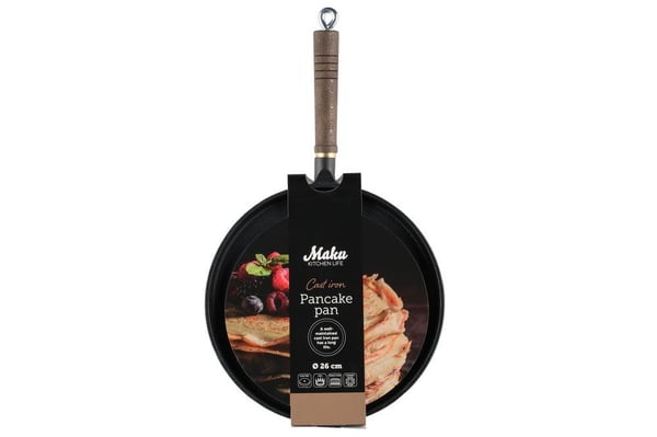 Pandekagepande Støbejern 26 cm Maku