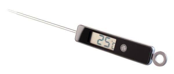 Stegetermometer Sort Digital 26 cm Grad Dorre