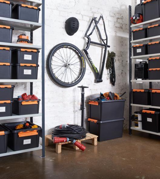 SmartStore Opbevaringskasse Pro 45 sort
