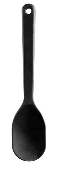 Slikkepot ske silikone Sort 27 cm