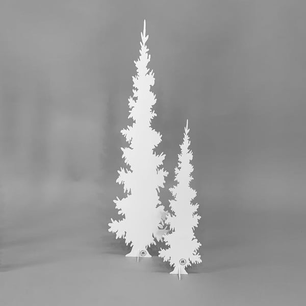 Gran / Vinter juldekoration 37 cm