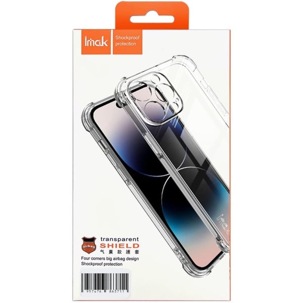 IMAK Airbag-deksel for Xiaomi Redmi K60 Ultra - Gjennomsiktig