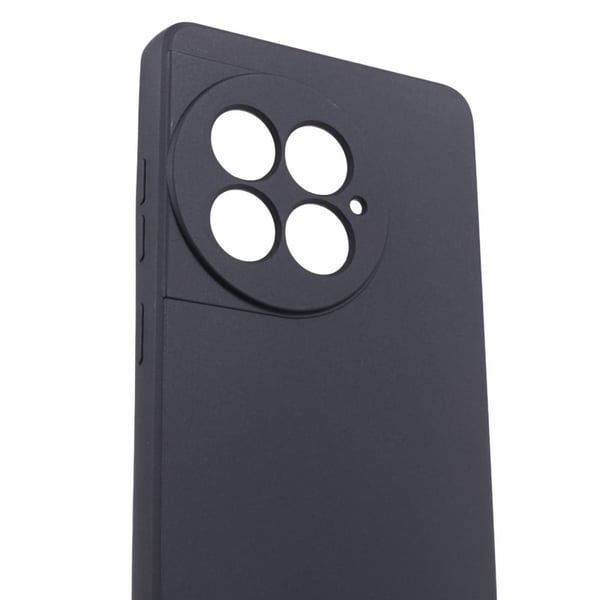 Avfaset gummiert anti-falldeksel for OnePlus Ace 2 Pro 5G - Svart