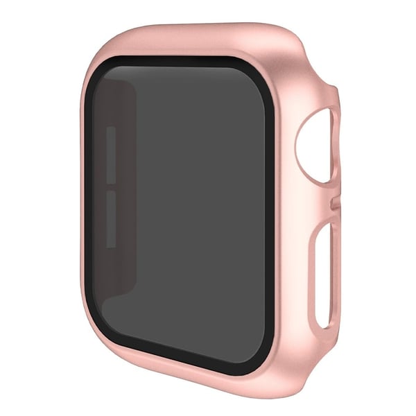 Apple Watch Series 9 41 mm beskyttelsesdeksel med herdet glass - Rose Gull
