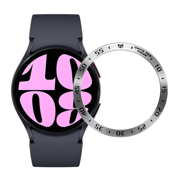 Samsung Galaxy Watch 6 (40 mm) ring i rustfrit stål - Sølv / Sølv / Sølv