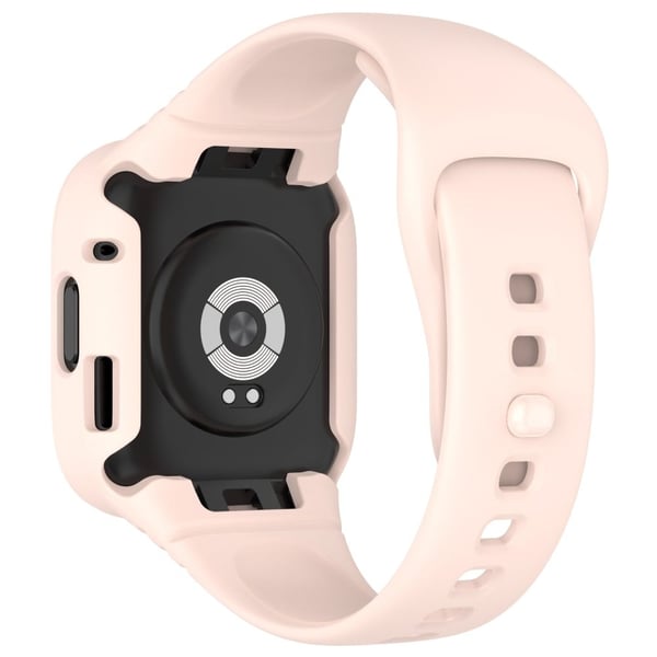 Xiaomi Redmi Watch 3 silikonrem med beskyttelsesdeksel - Lyserosa