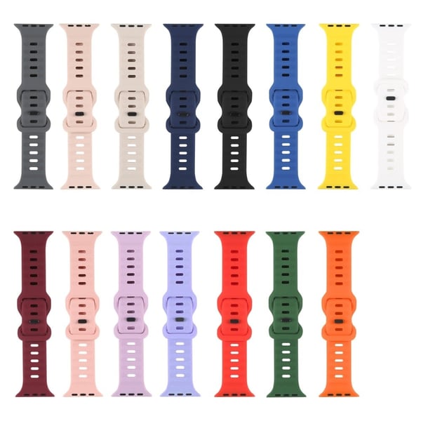 Apple Watch Series 9 45 mm / Ultra 2 silikonrem - Midnattsblå