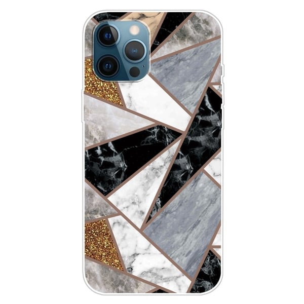 Marble iPhone 15 Pro Max Etui - Fragment Of Klinkekule Colors