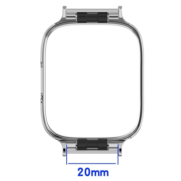 20 mm Xiaomi Redmi Watch 3 Active metallrammedeksel - Gull
