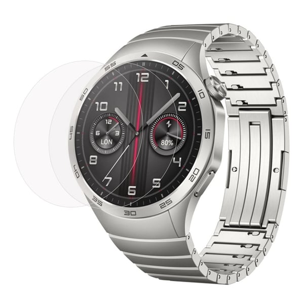 2 stk Huawei Watch GT 4 46 mm skjermbeskytter med buet kant